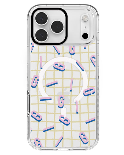 iPhone Rearguard MagSwap - CUSTOM MONOGRAM 1.0 Cotton Candy