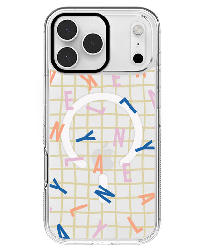 iPhone Rearguard MagSwap - CUSTOM MONOGRAM 1.0 Rainbow