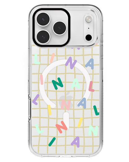 iPhone Rearguard MagSwap - CUSTOM MONOGRAM 2.0 Rainbow