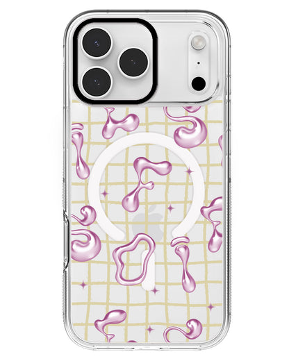 iPhone Rearguard MagSwap - Pink Chrome Monogram