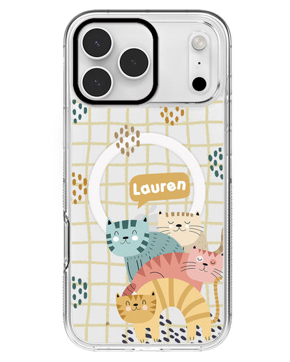 iPhone Rearguard MagSwap - Rainbow Meow 2.0
