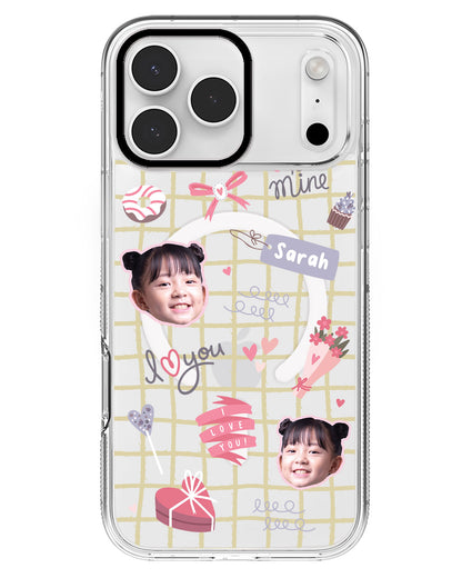 iPhone Rearguard MagSwap - Face Grid Lovely