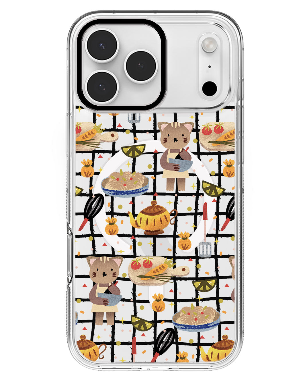 iPhone Rearguard MagSwap - Cooking Cat