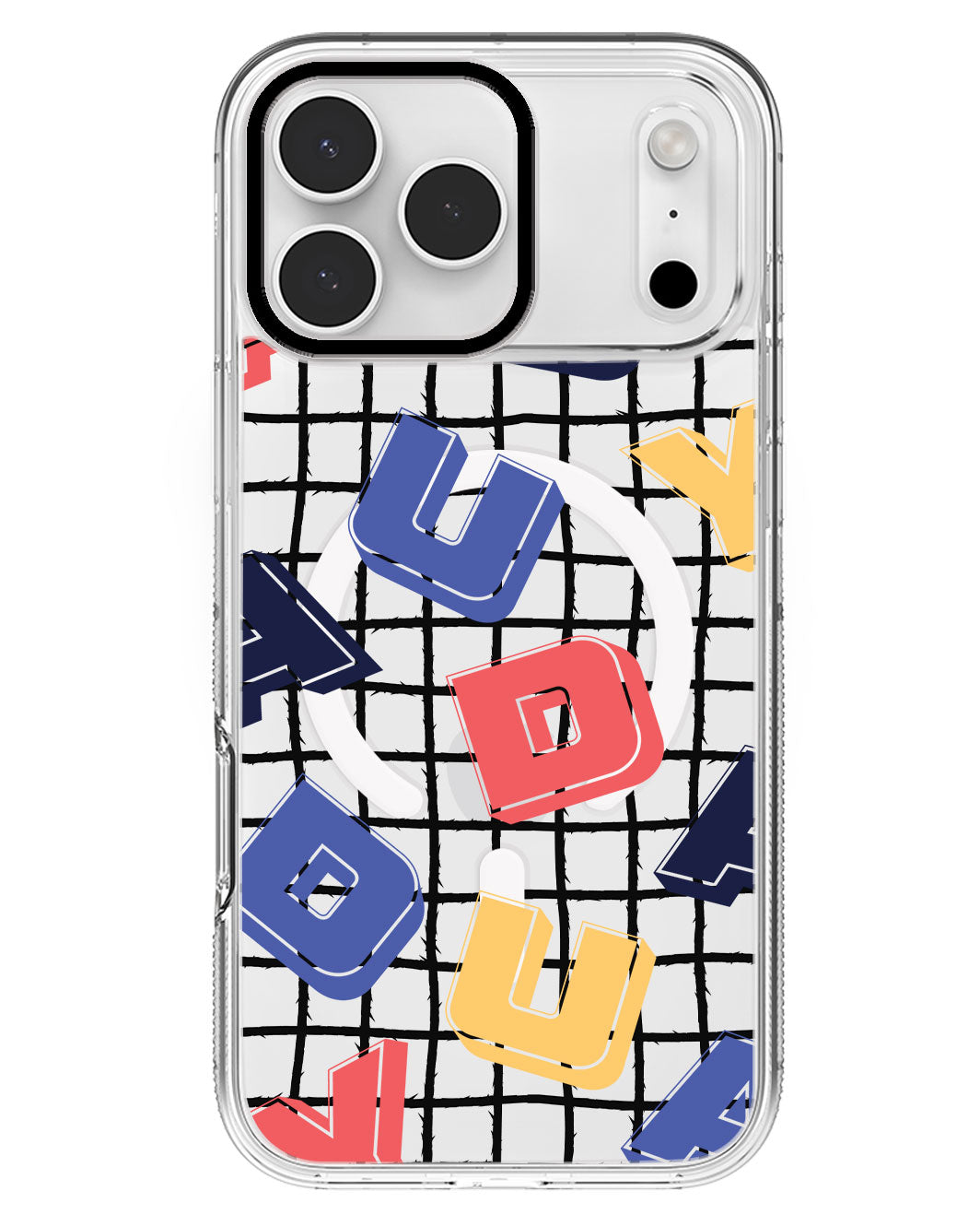 iPhone Rearguard MagSwap - Cool Monogram