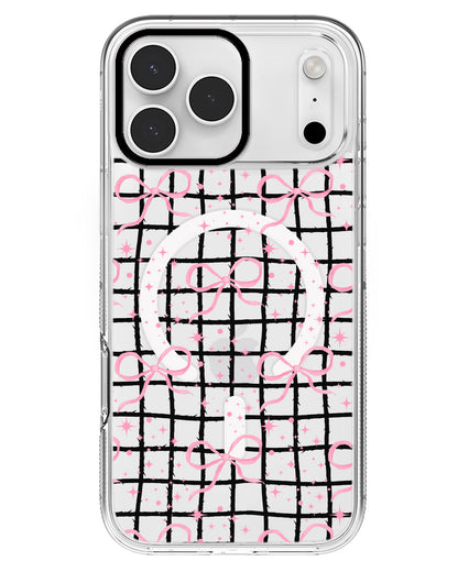 iPhone Rearguard MagSwap - Coquette Glittery Bow