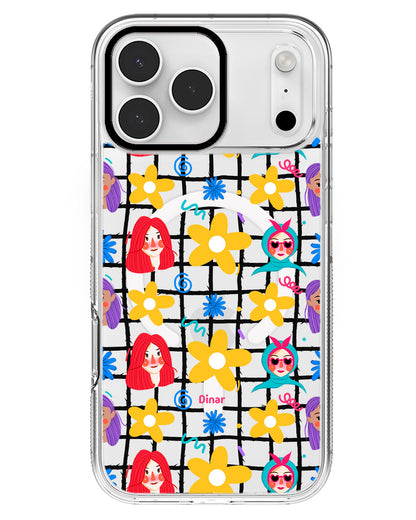 iPhone Rearguard MagSwap - Daisy Faces