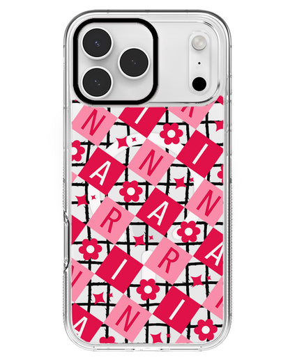iPhone Rearguard MagSwap - CUSTOM MONOGRAM 3.0 Flower Grid 1.0