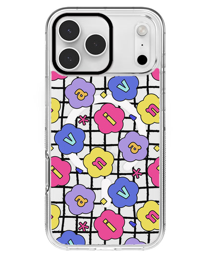 iPhone Rearguard MagSwap - CUSTOM MONOGRAM 3.0 Flower Petals 2.0