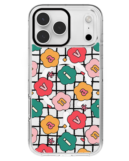 iPhone Rearguard MagSwap - CUSTOM MONOGRAM 3.0 Flower Petals 3.0