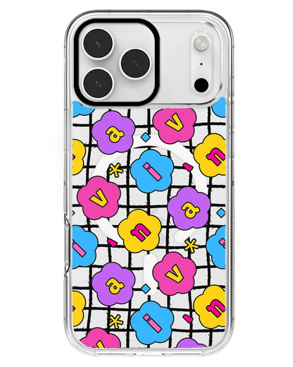 iPhone Rearguard MagSwap - CUSTOM MONOGRAM 3.0 Flower Petals 4.0