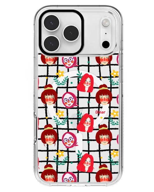 iPhone Rearguard MagSwap - Lovely Faces
