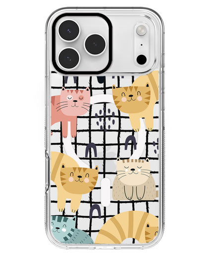 iPhone Rearguard MagSwap - Rainbow Meow