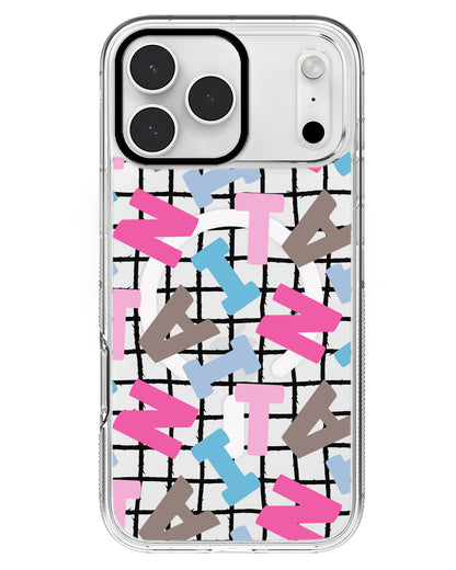 iPhone Rearguard MagSwap - Scattered Monogram 2.0