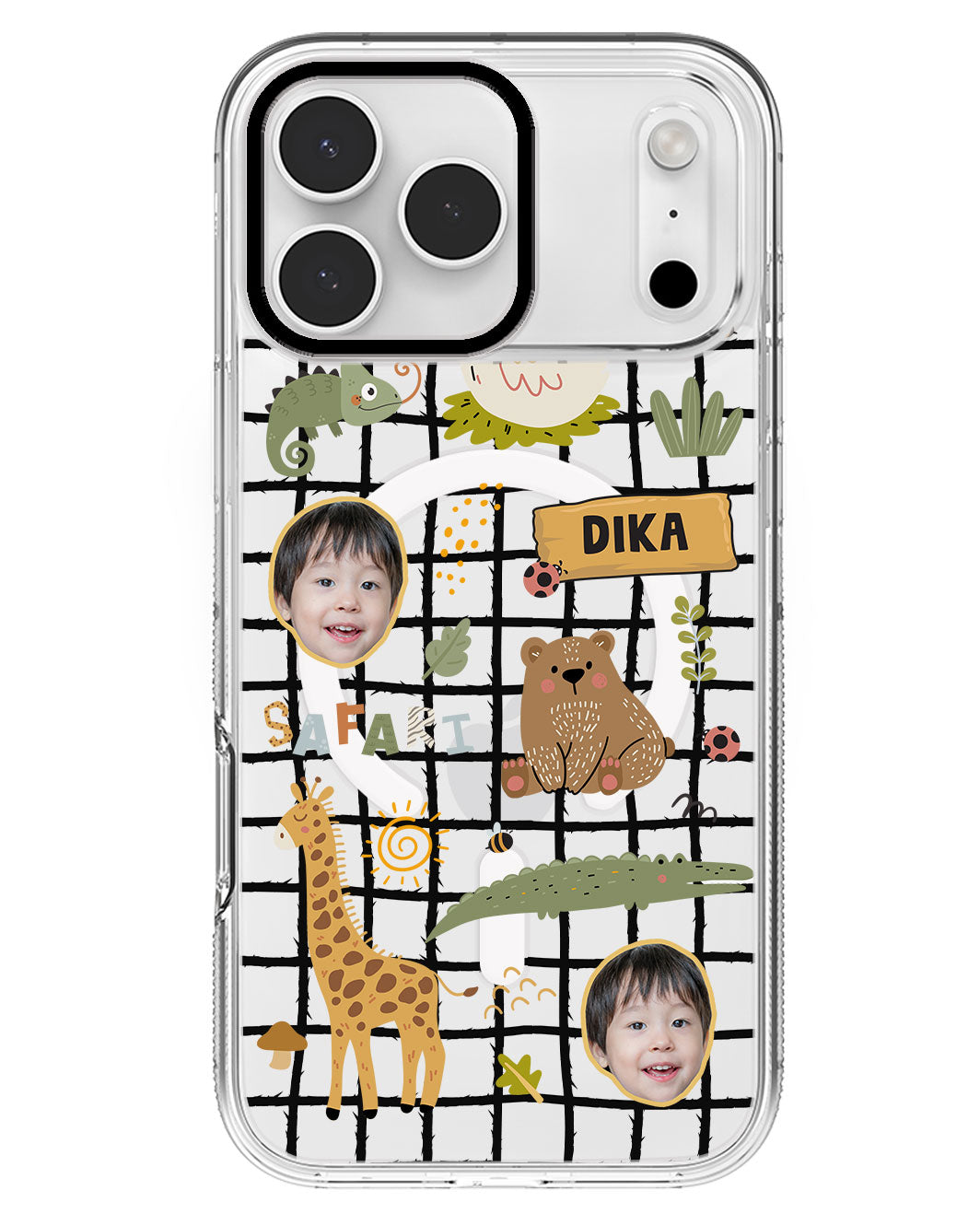 iPhone Rearguard MagSwap - Face Grid Safari