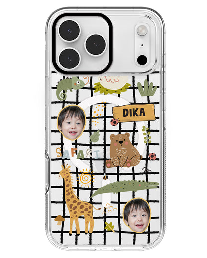 iPhone Rearguard MagSwap - Face Grid Safari