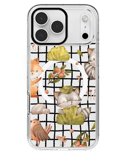 iPhone Rearguard MagSwap - Racoon and Friends