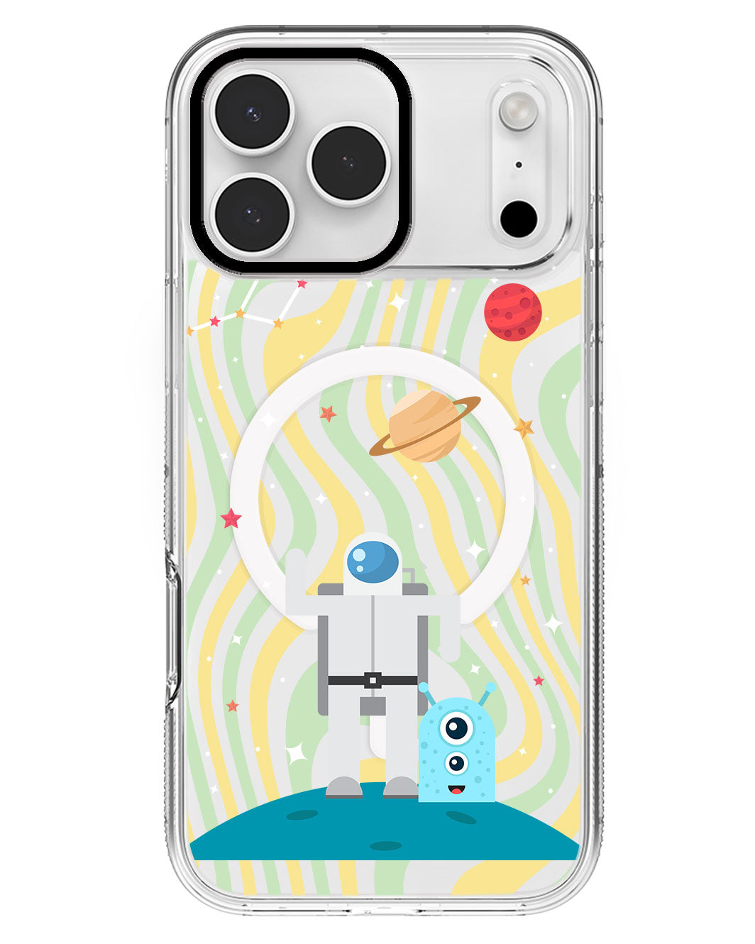 iPhone Rearguard MagSwap - Blue Alien