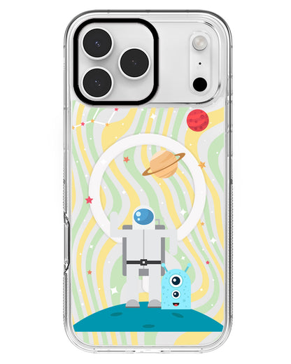 iPhone Rearguard MagSwap - Blue Alien