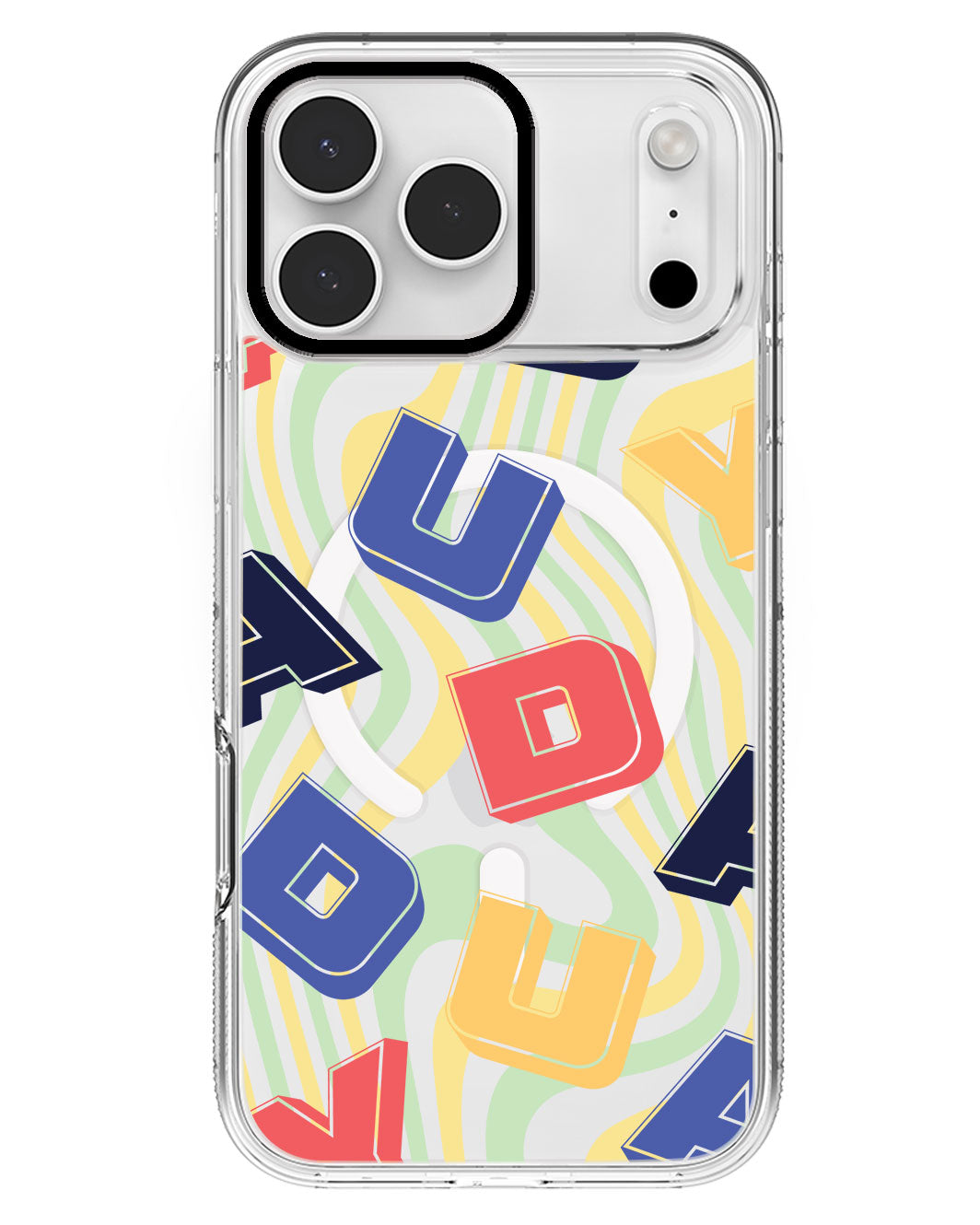 iPhone Rearguard MagSwap - Cool Monogram