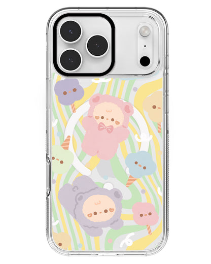 iPhone Rearguard MagSwap - Cotton Teddy
