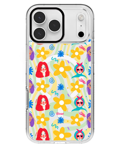 iPhone Rearguard MagSwap - Daisy Faces