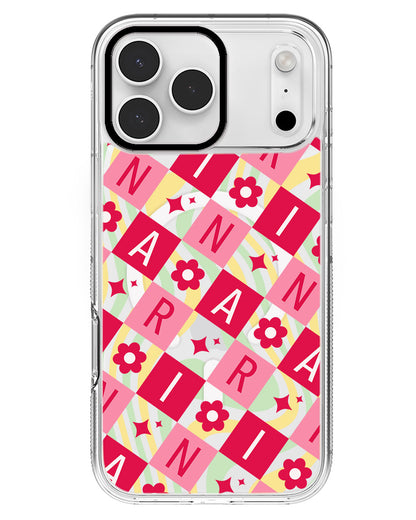 iPhone Rearguard MagSwap - CUSTOM MONOGRAM 3.0 Flower Grid 1.0