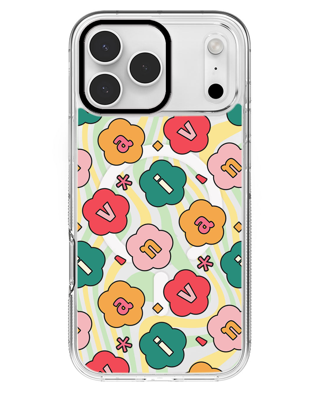 iPhone Rearguard MagSwap - CUSTOM MONOGRAM 3.0 Flower Petals 3.0