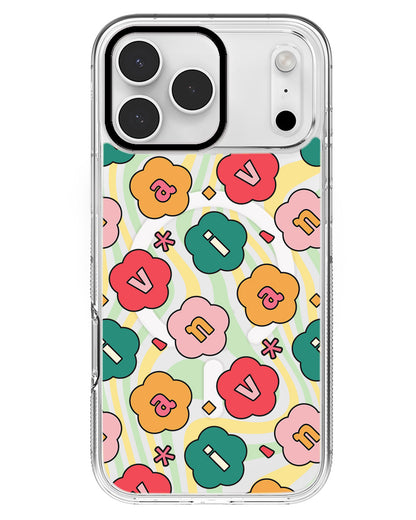 iPhone Rearguard MagSwap - CUSTOM MONOGRAM 3.0 Flower Petals 3.0