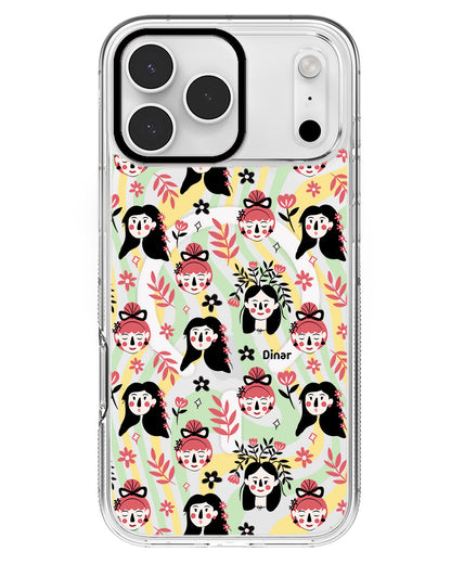 iPhone Rearguard MagSwap - Flowery Faces