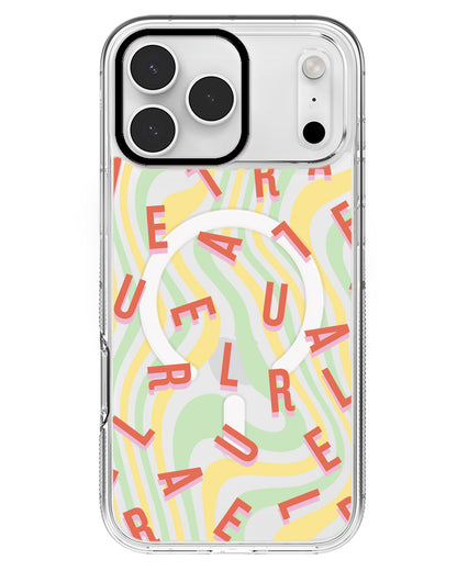iPhone Rearguard MagSwap - CUSTOM MONOGRAM 1.0 Coral