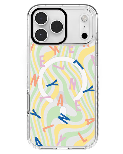 iPhone Rearguard MagSwap - CUSTOM MONOGRAM 1.0 Rainbow