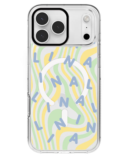iPhone Rearguard MagSwap - CUSTOM MONOGRAM 2.0 Blue