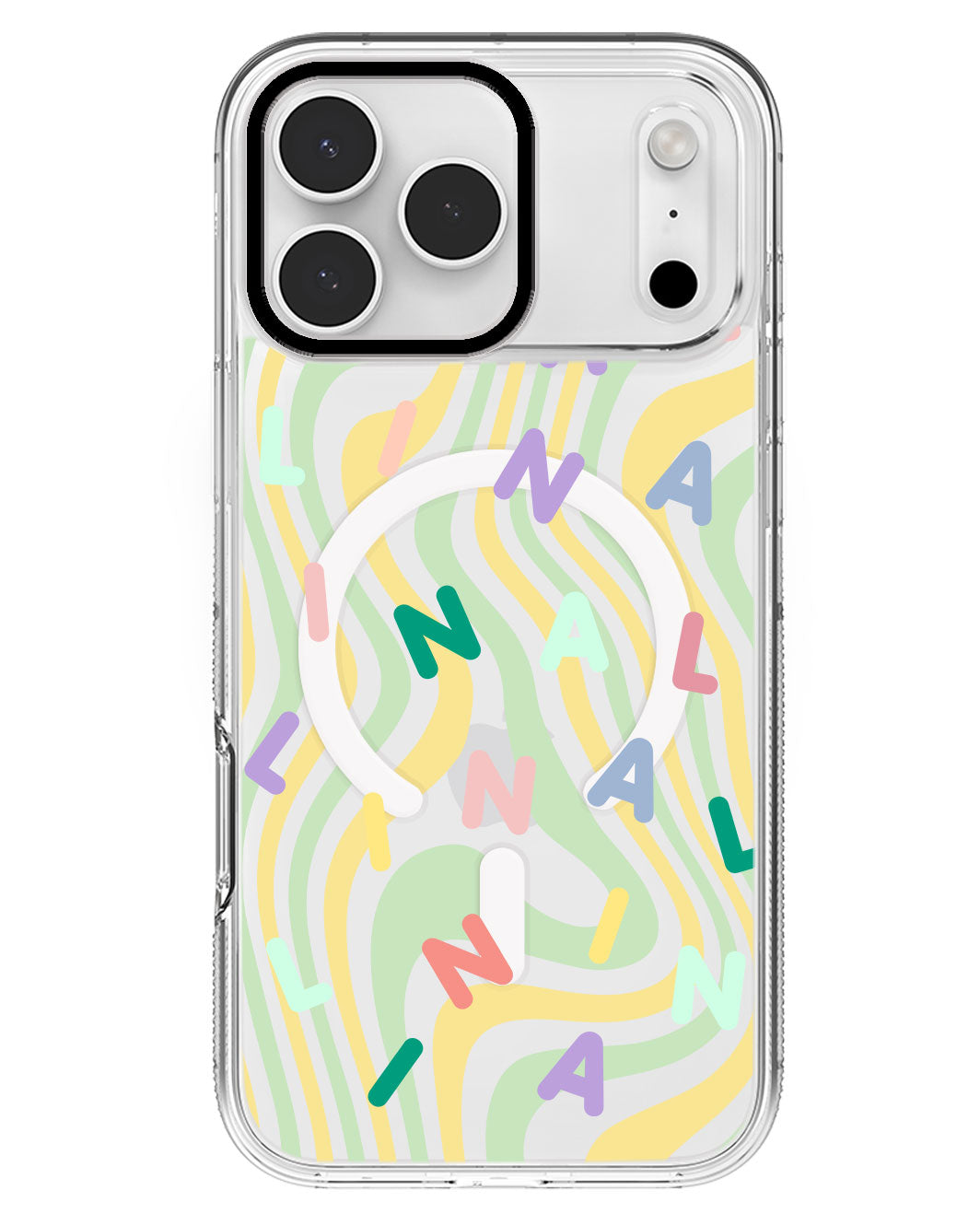 iPhone Rearguard MagSwap - CUSTOM MONOGRAM 2.0 Rainbow
