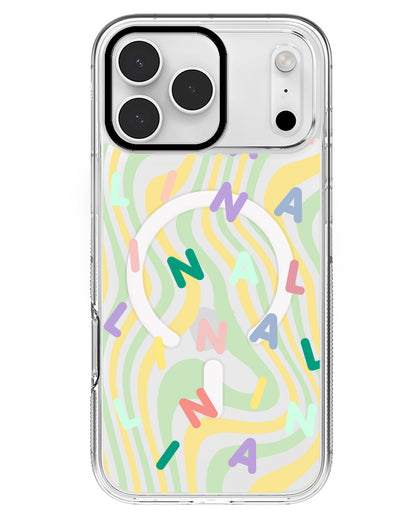 iPhone Rearguard MagSwap - CUSTOM MONOGRAM 2.0 Rainbow
