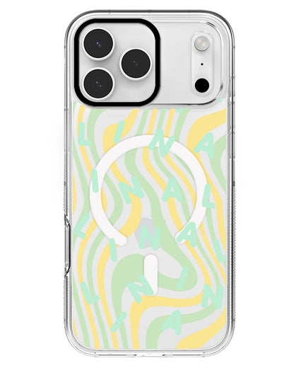 iPhone Rearguard MagSwap - CUSTOM MONOGRAM 2.0 Tosca