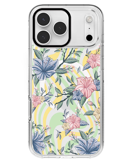 iPhone Rearguard MagSwap - Pink & Blue Floral