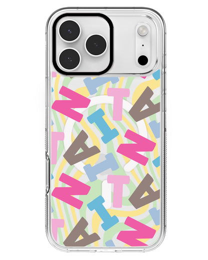 iPhone Rearguard MagSwap - Scattered Monogram 2.0