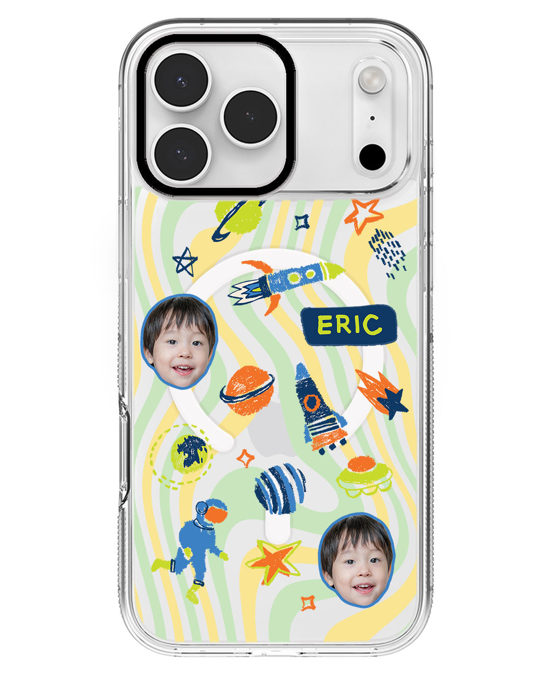 iPhone Rearguard MagSwap - Face Grid Galaxy