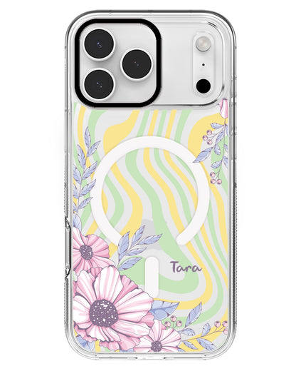 iPhone Rearguard MagSwap - Pink Blossom