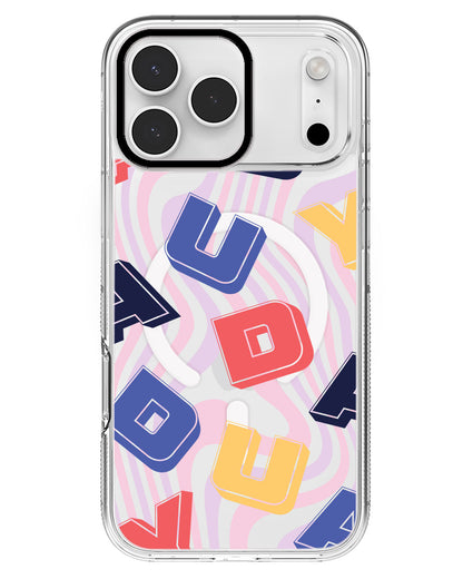 iPhone Rearguard MagSwap - Cool Monogram