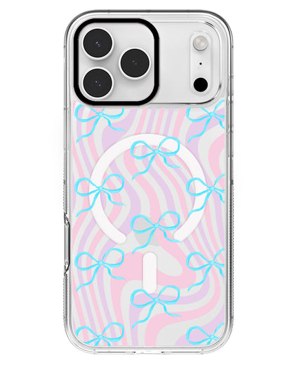 iPhone Rearguard MagSwap - Coquette Blue Bow