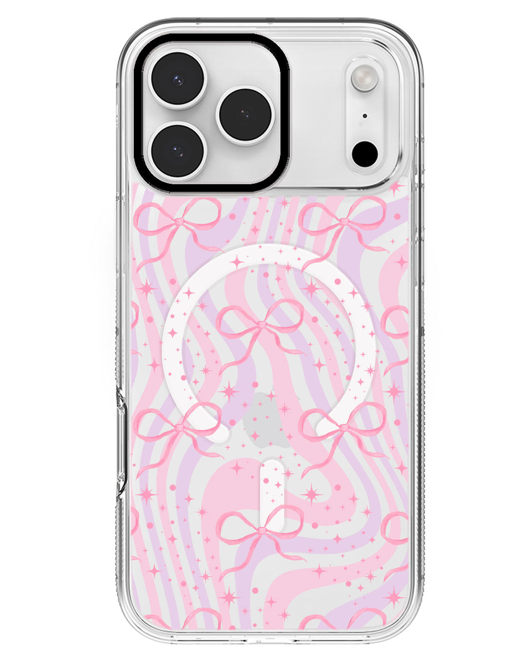 iPhone Rearguard MagSwap - Coquette Glittery Bow