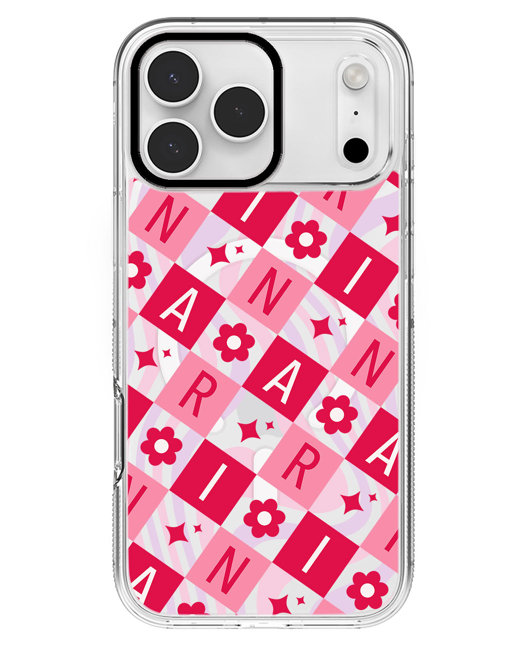 iPhone Rearguard MagSwap - CUSTOM MONOGRAM 3.0 Flower Grid 1.0