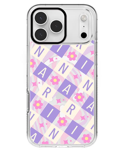 iPhone Rearguard MagSwap - CUSTOM MONOGRAM 3.0 Flower Grid 3.0