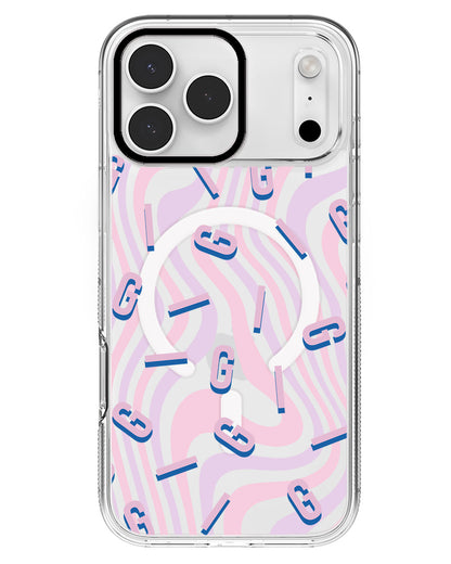 iPhone Rearguard MagSwap - CUSTOM MONOGRAM 1.0 Cotton Candy