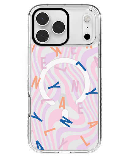 iPhone Rearguard MagSwap - CUSTOM MONOGRAM 1.0 Rainbow
