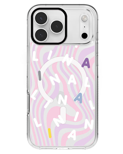 iPhone Rearguard MagSwap - CUSTOM MONOGRAM 2.0 White