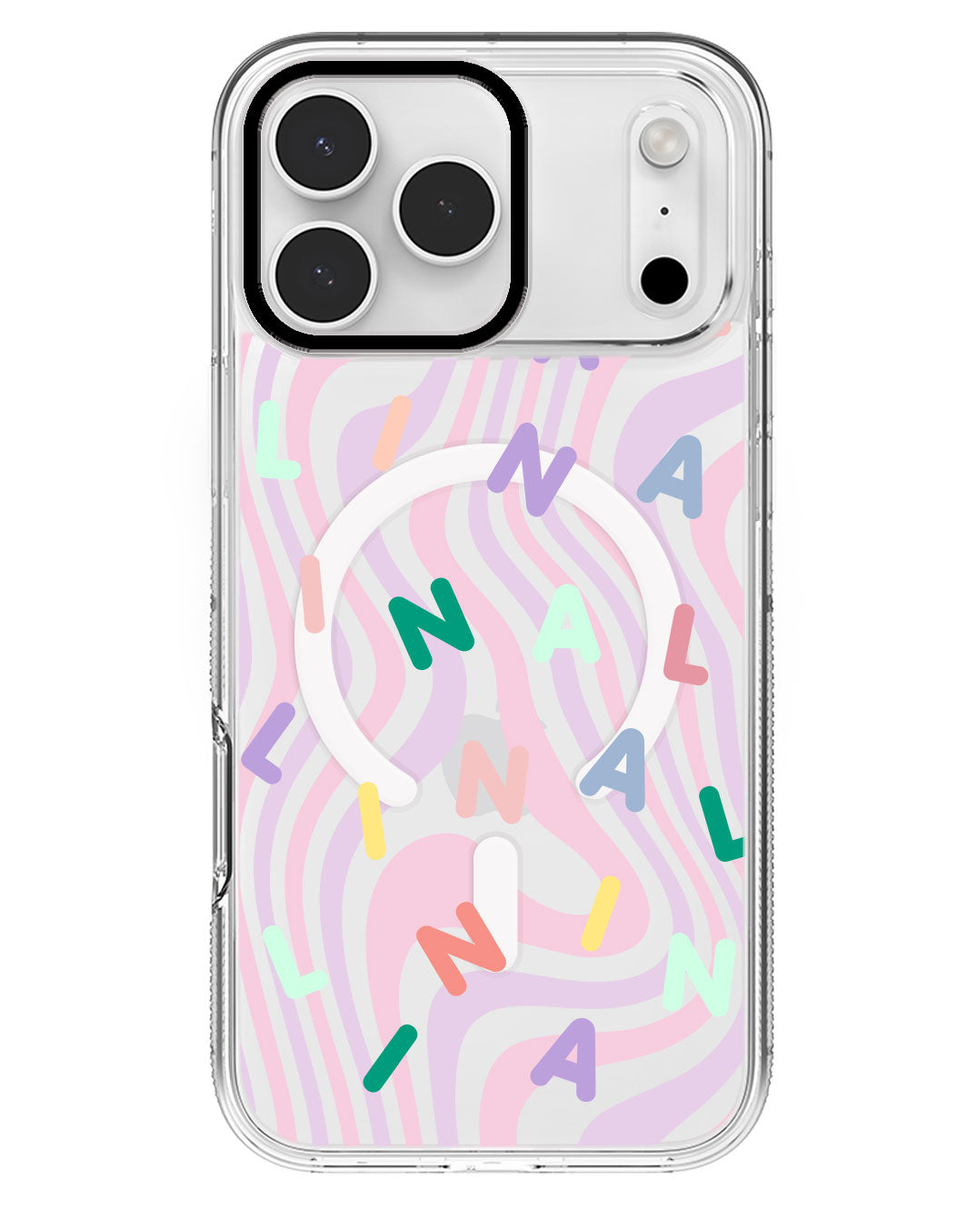 iPhone Rearguard MagSwap - CUSTOM MONOGRAM 2.0 Rainbow