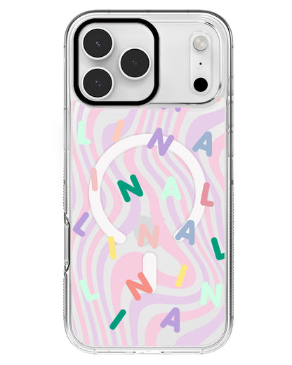 iPhone Rearguard MagSwap - CUSTOM MONOGRAM 2.0 Rainbow