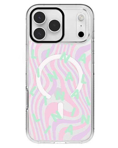 iPhone Rearguard MagSwap - CUSTOM MONOGRAM 2.0 Tosca